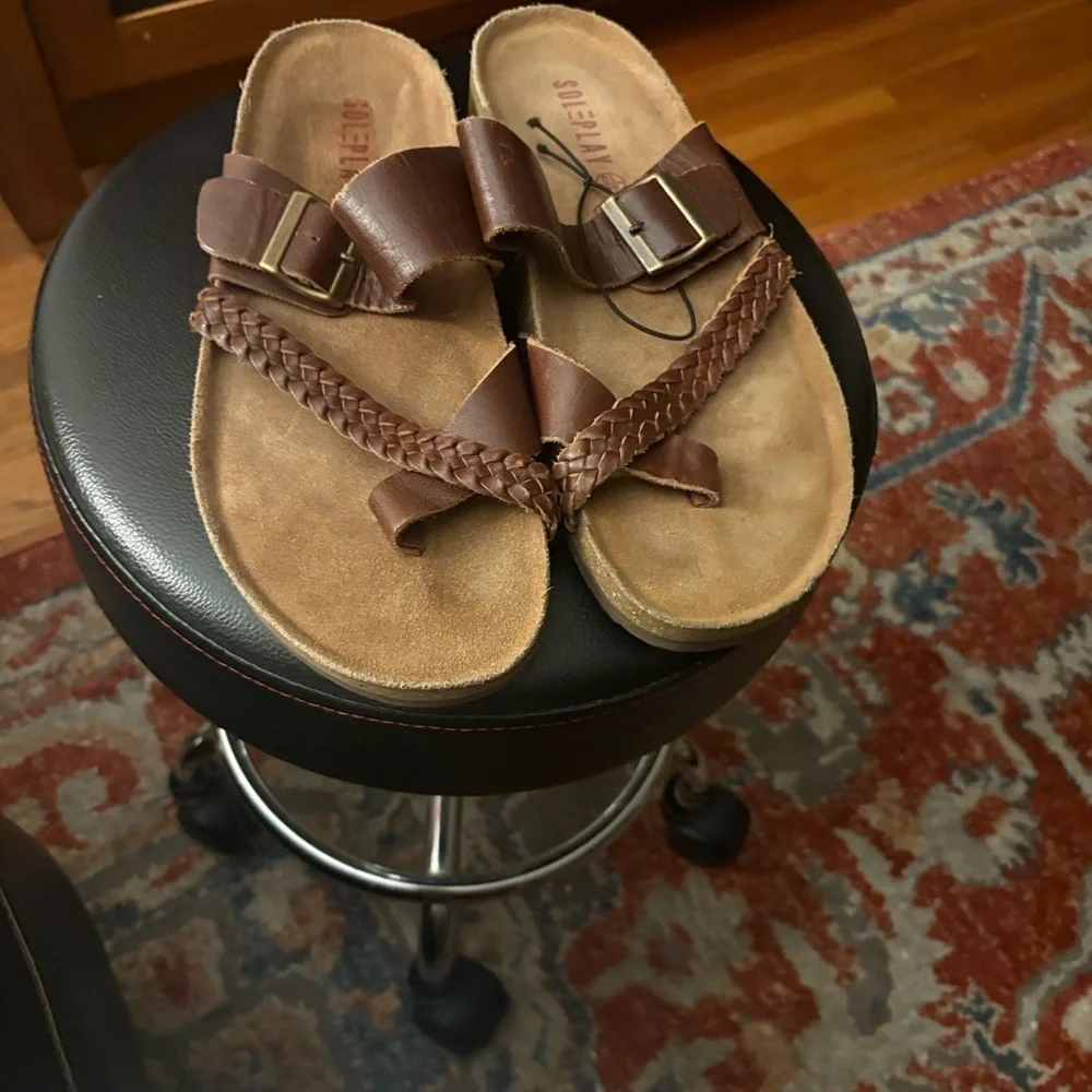 Replay Brown Strapped Sandals